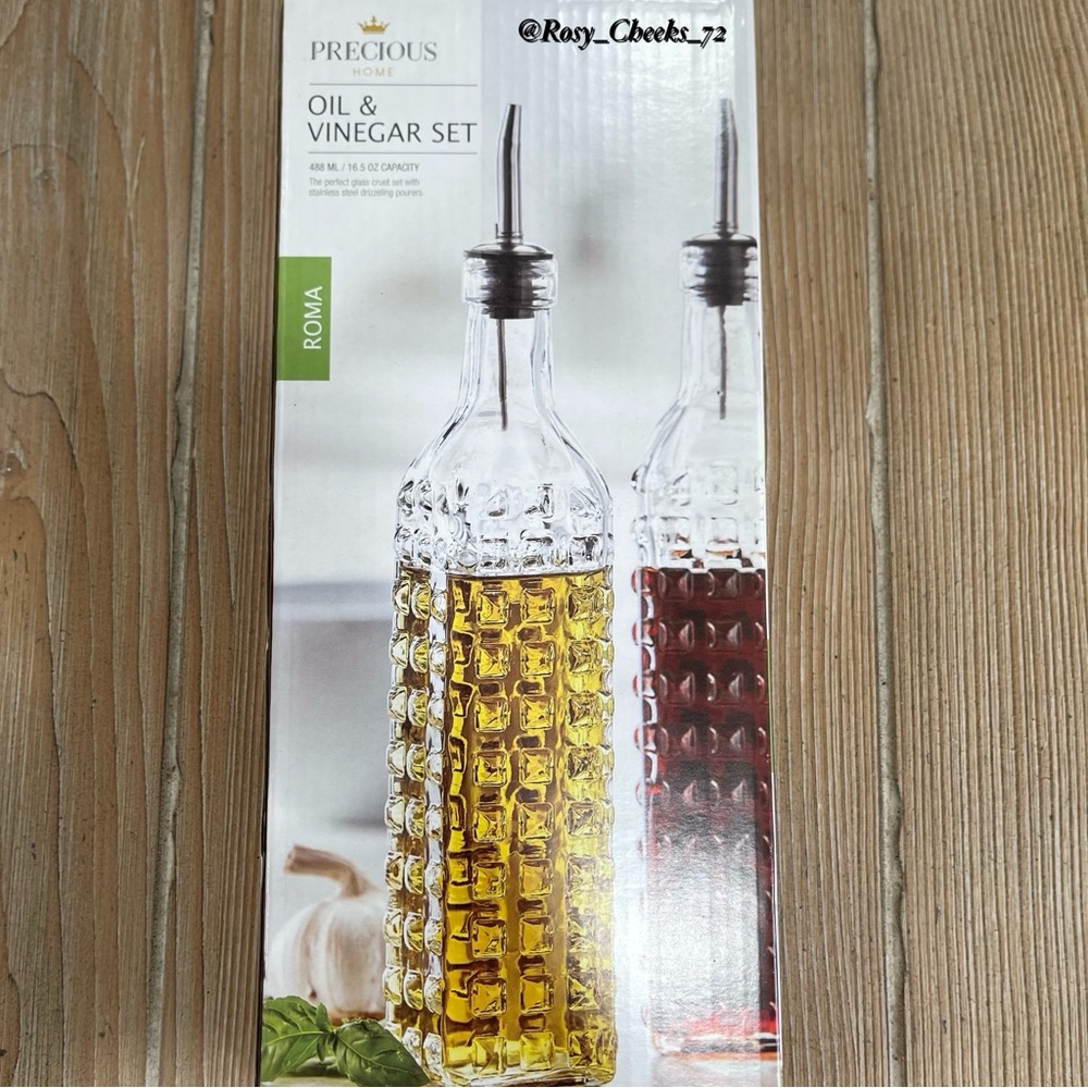 PRECIOUS HOME OIL & VINEGAR SET *ROMA STYLE*